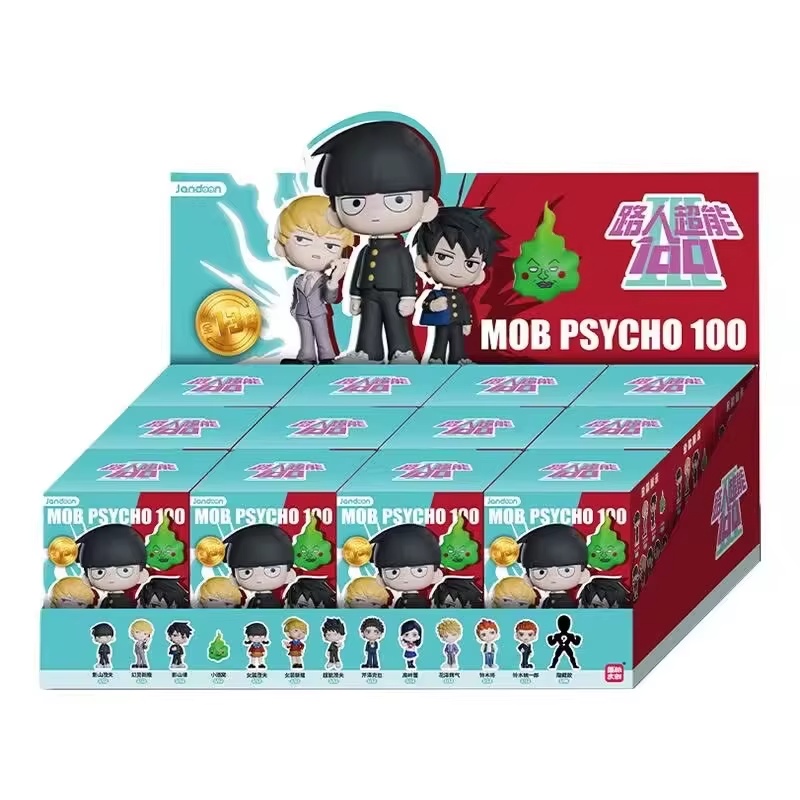 Anime Action Figure Blind Box - Original Mob Psycho 100 Serie Mini-Figuren