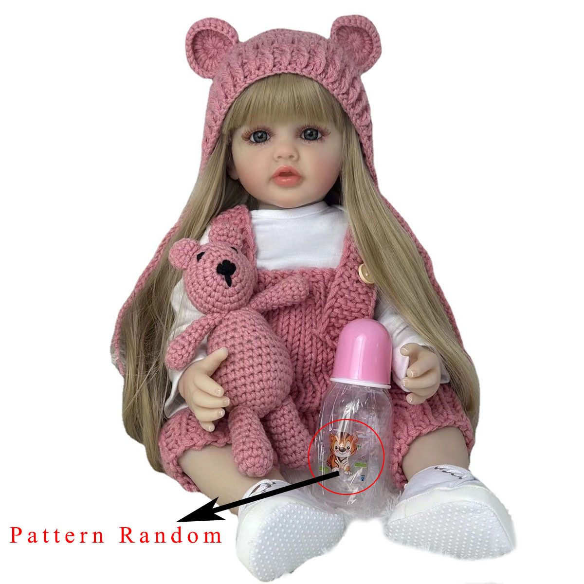 Reborn Baby Doll Silicone Realistic - Bzdoll 55cm 22inch lebensechte wieder geborene