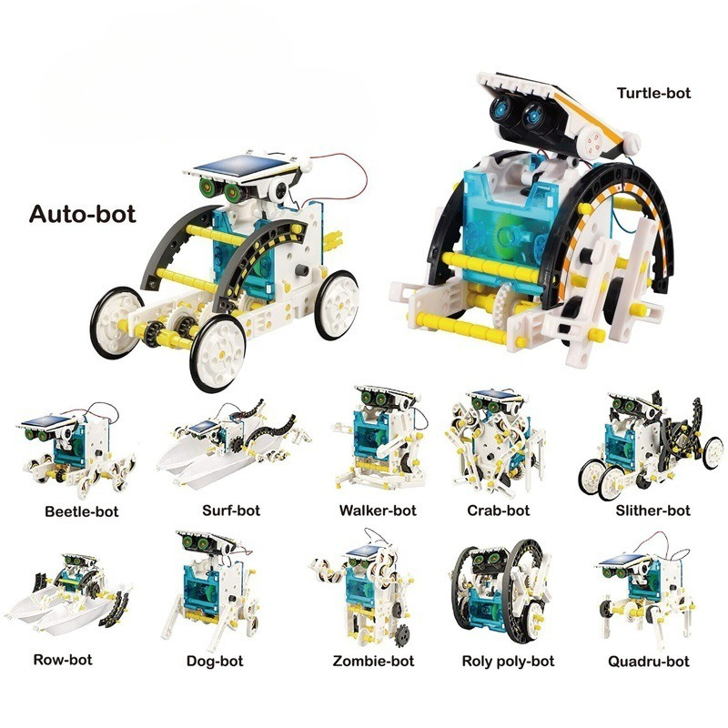 Stem Solar Robot Kit For Kids - Solarroboter-Bausätze DIY-Montage-Wissenschaftsexperimente STEM-Lernspielzeug Wissenschaftsexperiment-Geschenke für Kinder