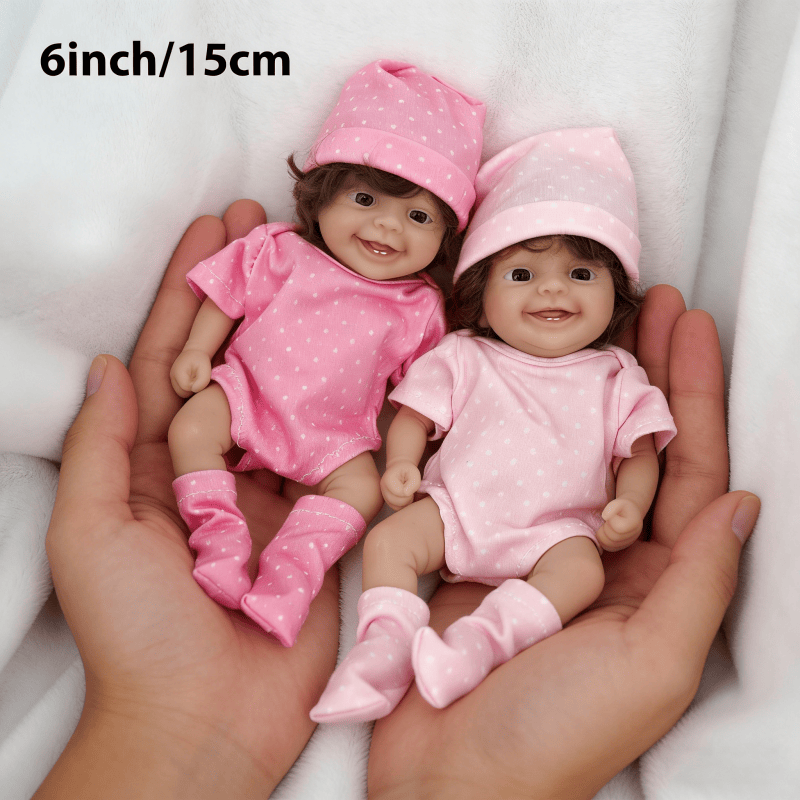 Niedliche Mini-Reborn-Puppe 6  – Reborn Baby Doll Silicone Realistic Bewertung und Preis