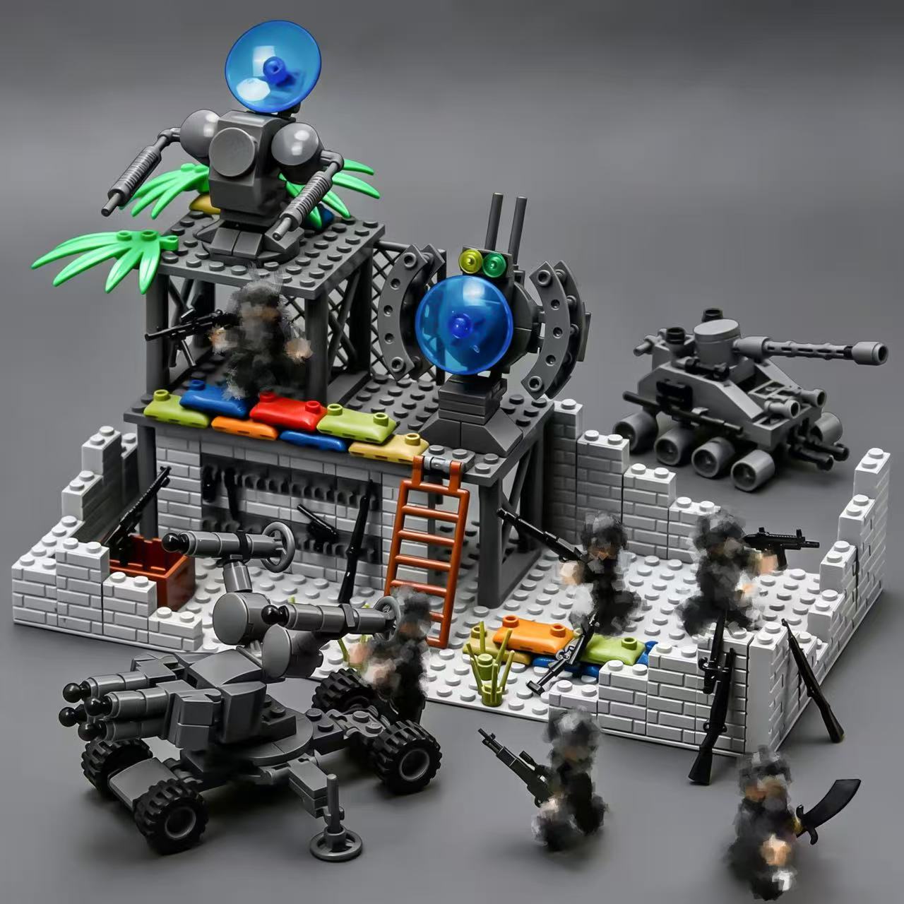 Militärische Kampfbasis Modula – Lego Compatible Military Tank Bewertung und Preis